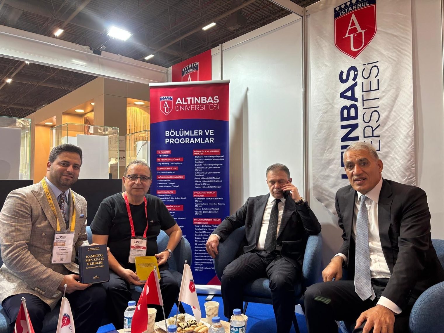 M. Abdullah Türkkan, İmam Altınbaş, Mustafa Atayık ve Mustafa Öz, Istanbul Jewelry Show'da