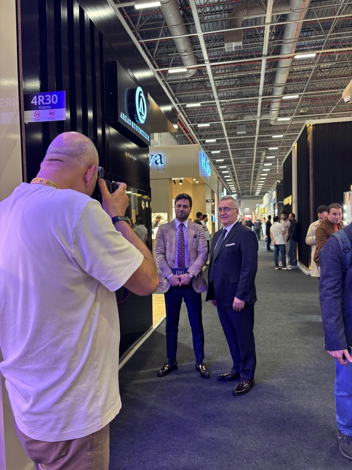 M. Abdullah Türkkan, Istanbul Jewelry Show fuar alanında