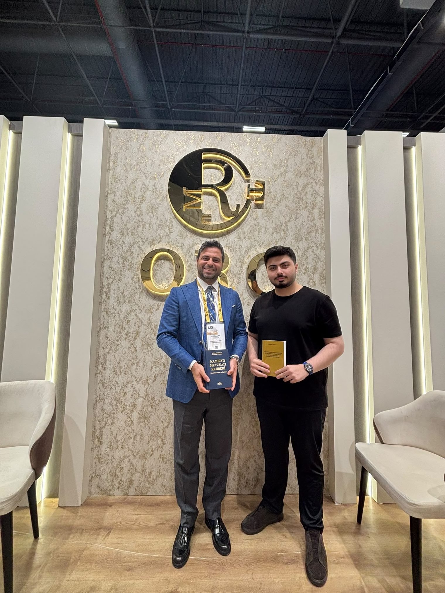 M. Abdullah Türkkan ve Muhammed Mert, ORO MRT standında