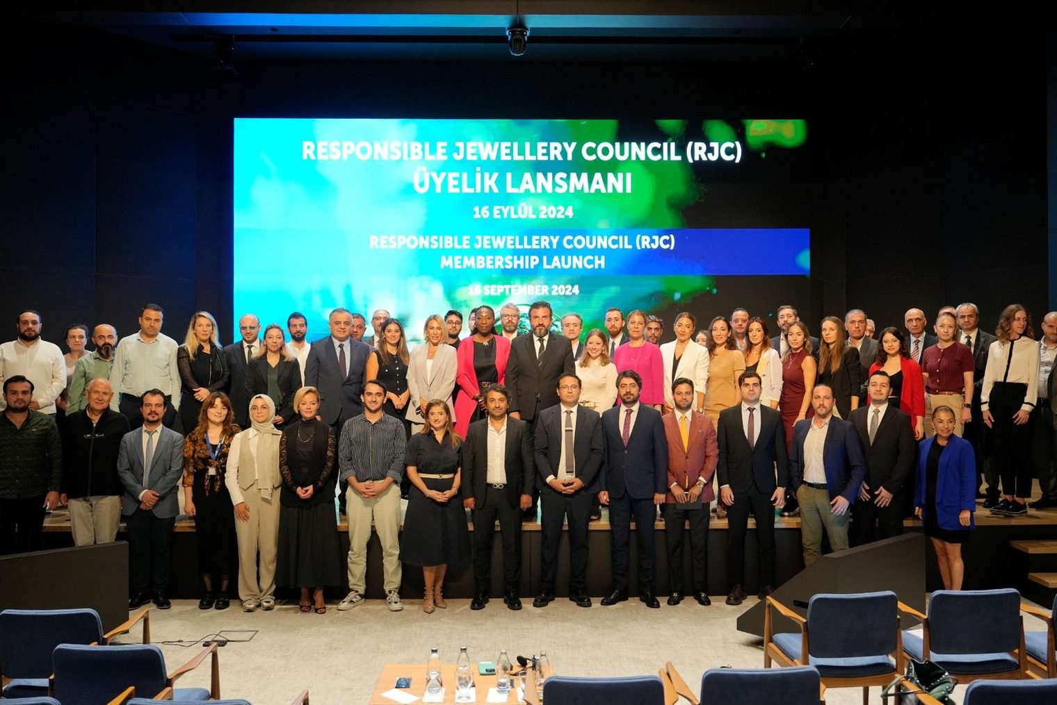 Responsible Jewellery Council üyelik lansmanı, toplu fotoğraf
